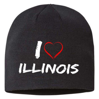 I Heart Illinois  Sustainable Beanie