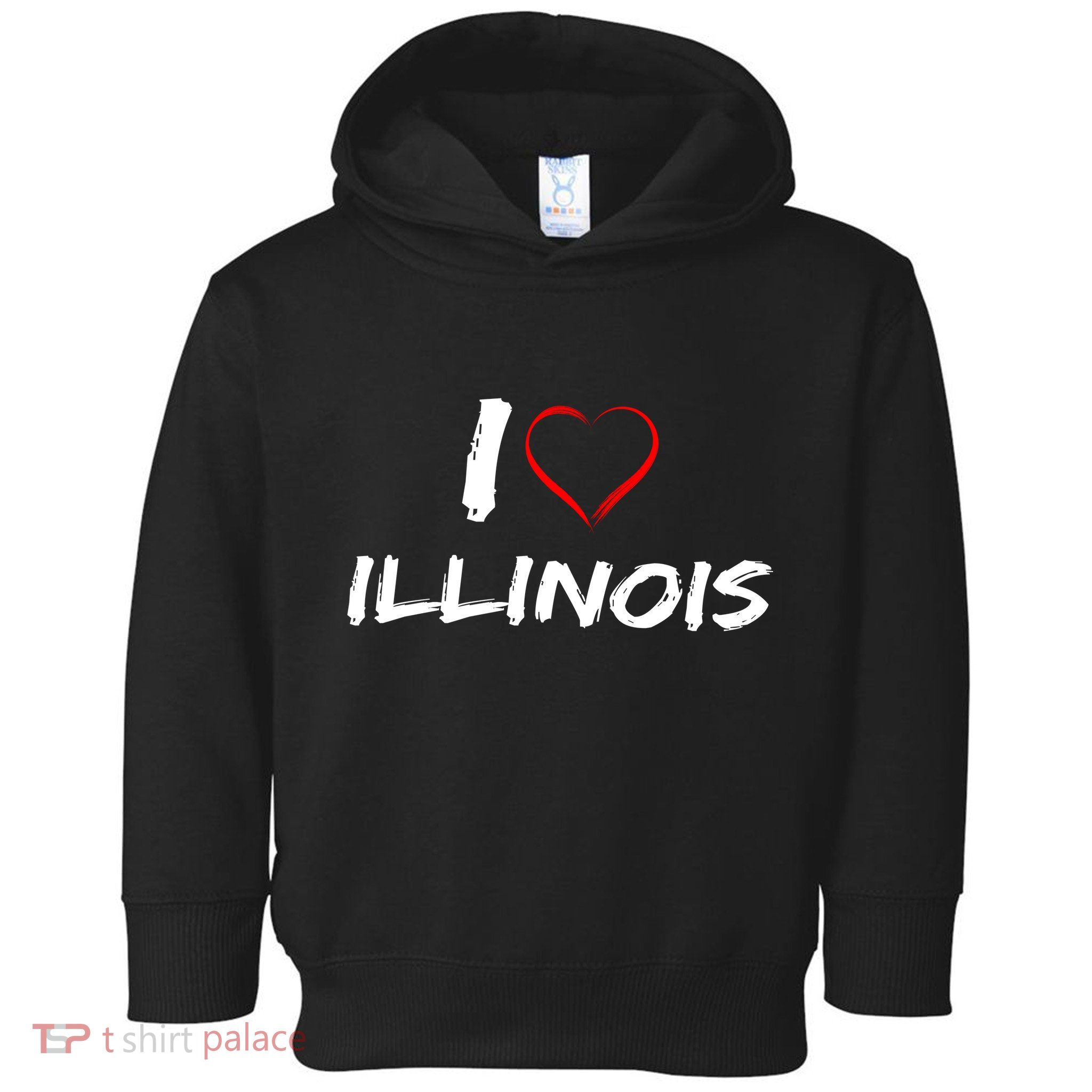 I Heart Illinois  Toddler Hoodie