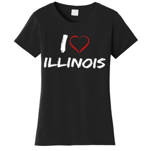 I Heart Illinois  Women's T-Shirt