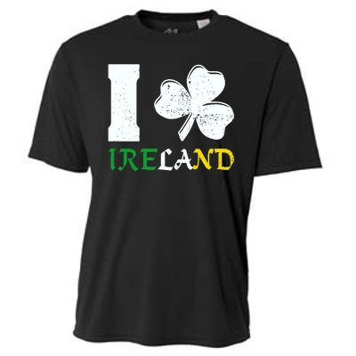 I Heart Ireland Irish Clover Cooling Performance Crew T-Shirt