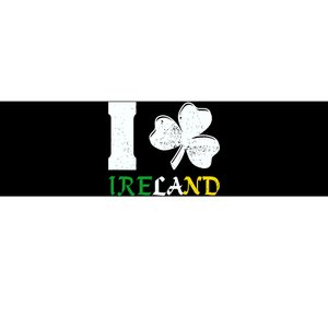 I Heart Ireland Irish Clover Bumper Sticker