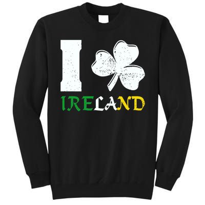 I Heart Ireland Irish Clover Tall Sweatshirt