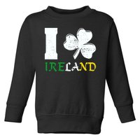 I Heart Ireland Irish Clover Toddler Sweatshirt