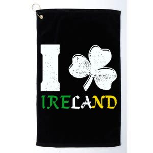 I Heart Ireland Irish Clover Platinum Collection Golf Towel