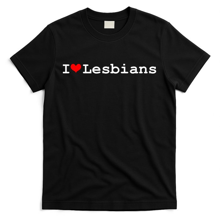 I Heart Lesbians T-Shirt