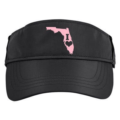 I Heart Love Florida State Adult Drive Performance Visor