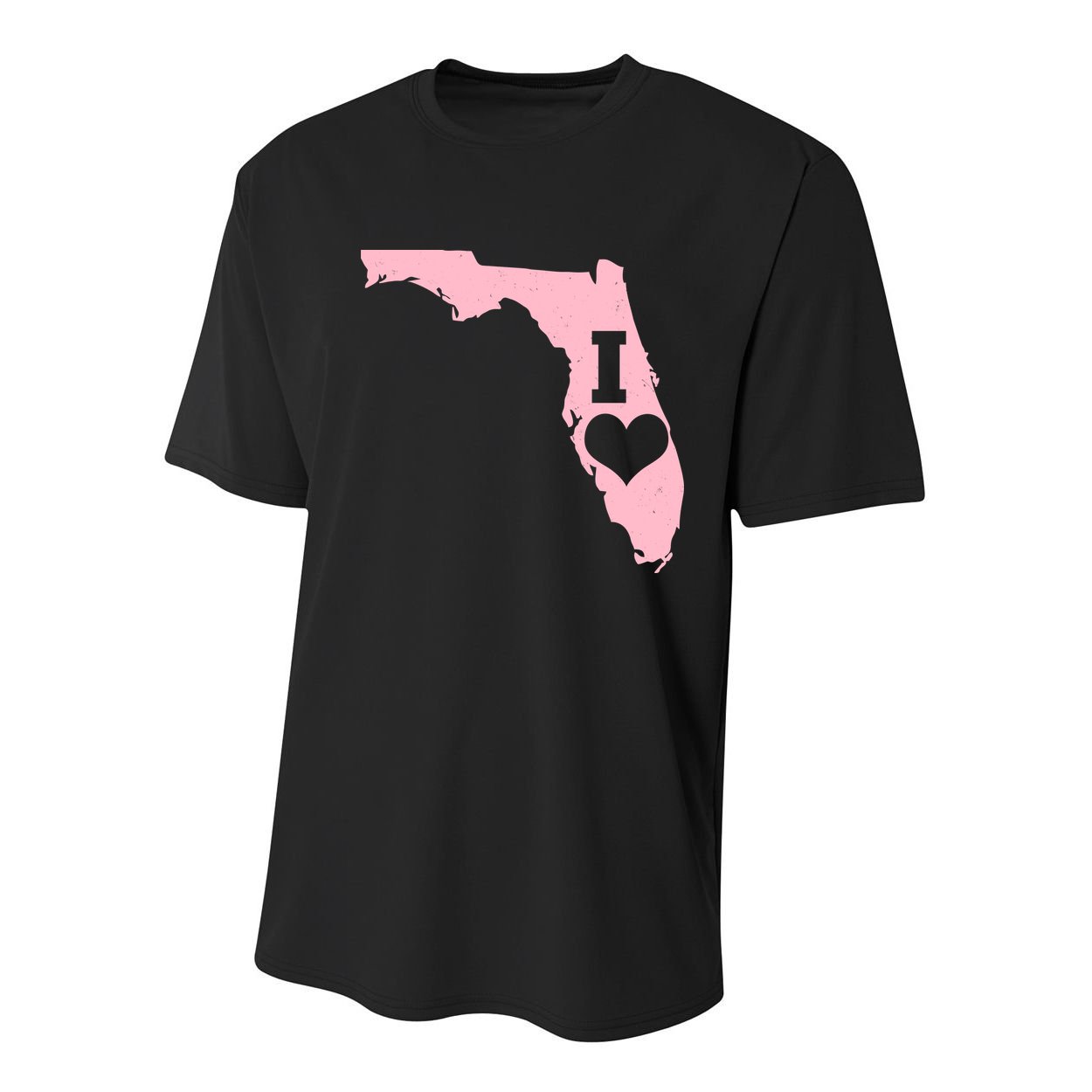 I Heart Love Florida State Youth Performance Sprint T-Shirt