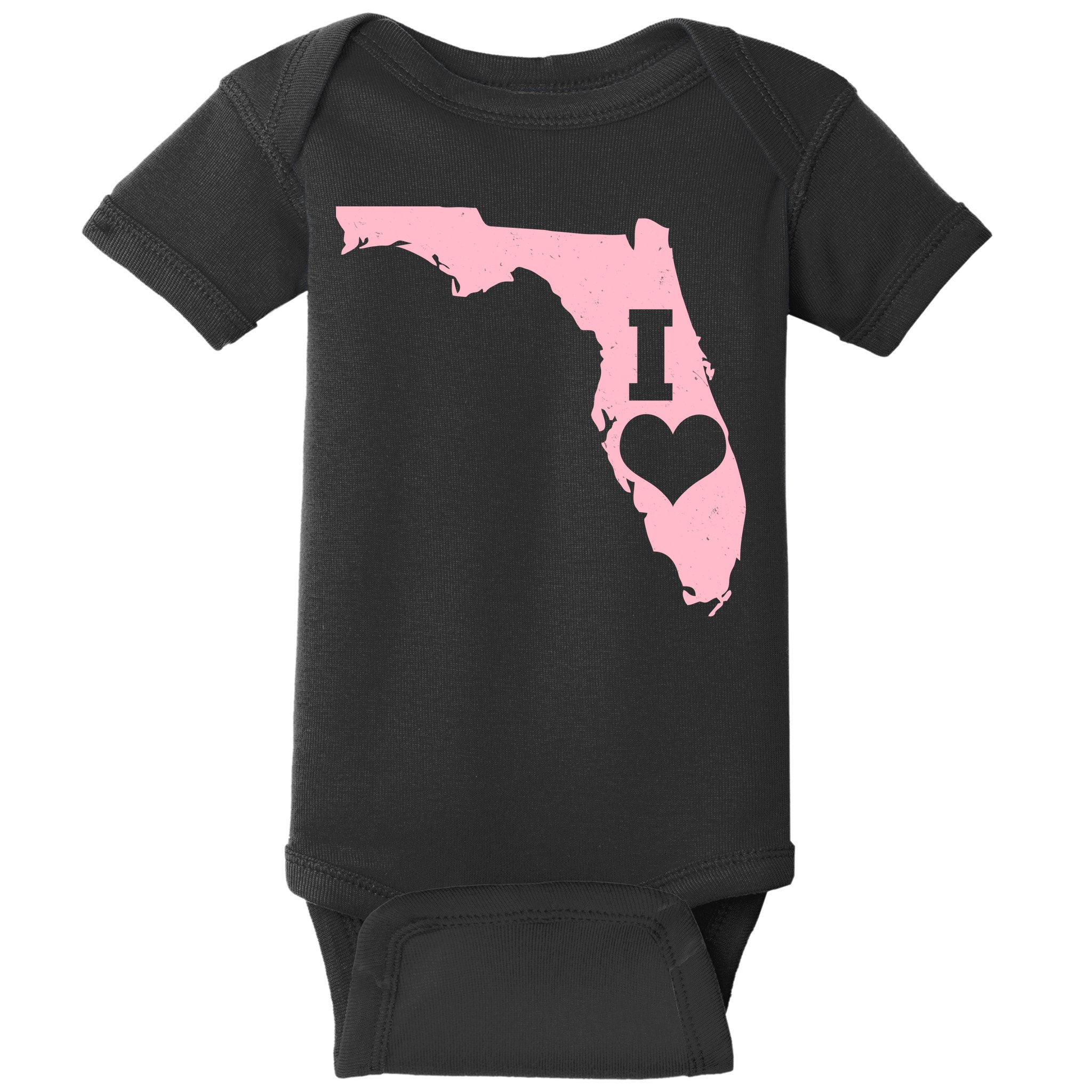 I Heart Love Florida State Baby Bodysuit