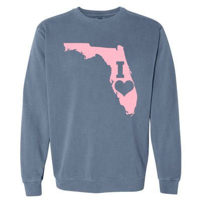 I Heart Love Florida State Garment-Dyed Sweatshirt