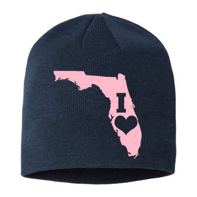 I Heart Love Florida State Sustainable Beanie