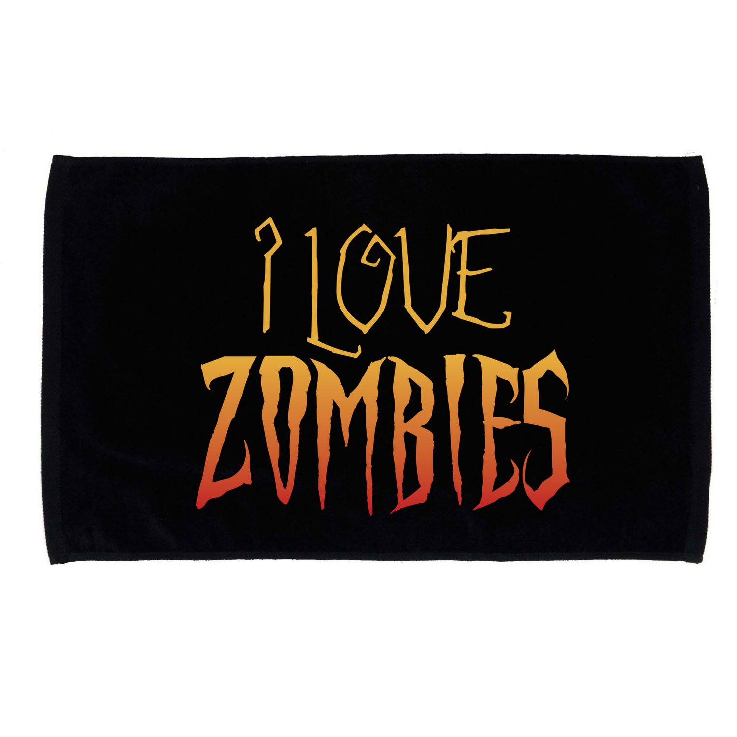 I Heart love Zombies Microfiber Hand Towel