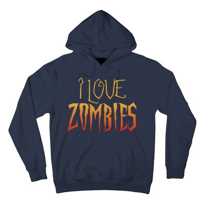 I Heart love Zombies Hoodie