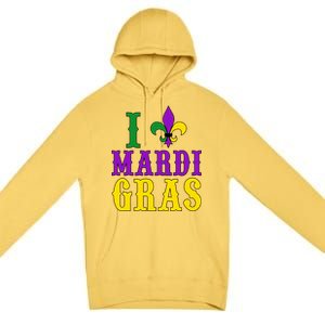 I Heart Mardi Gras Premium Pullover Hoodie