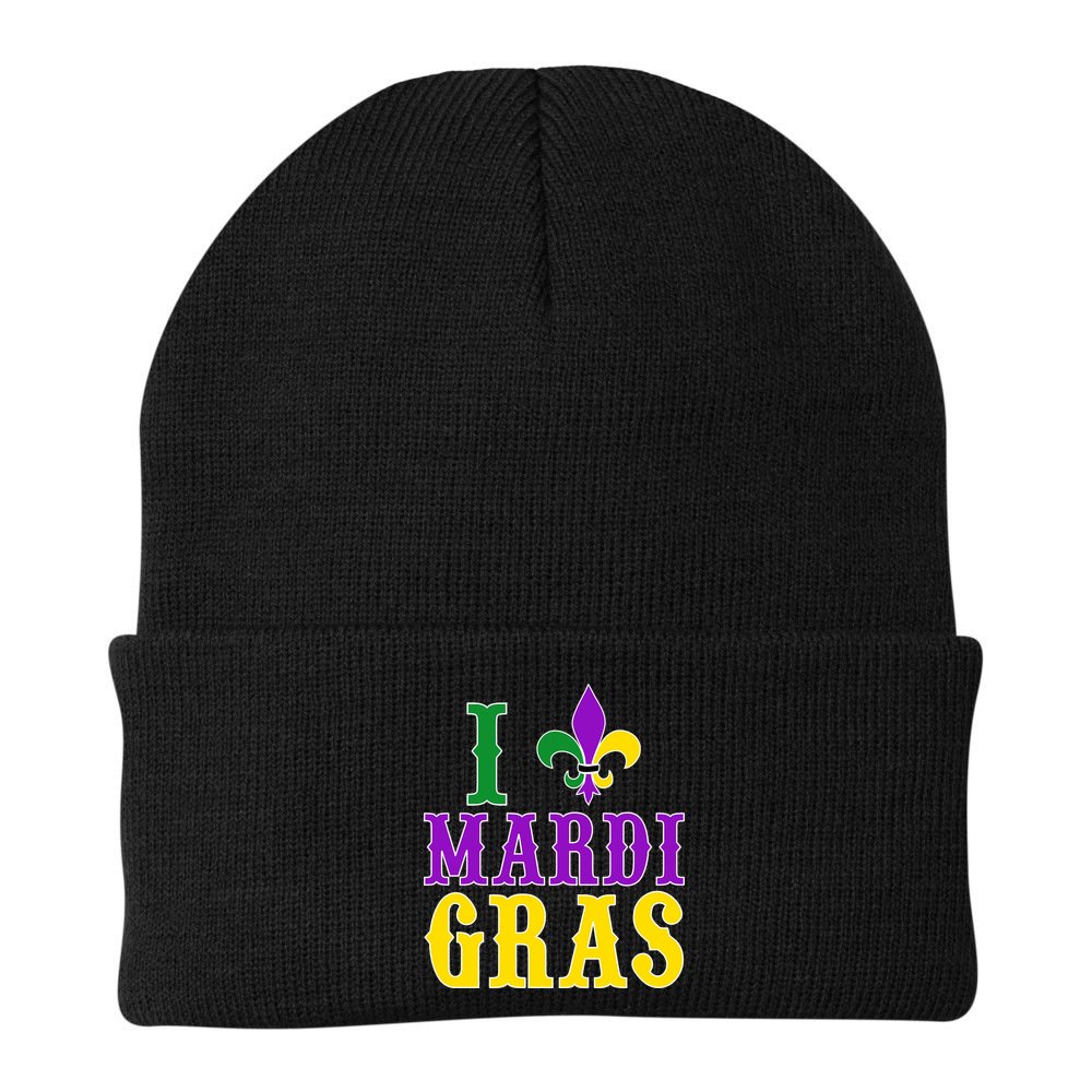 I Heart Mardi Gras Beanie
