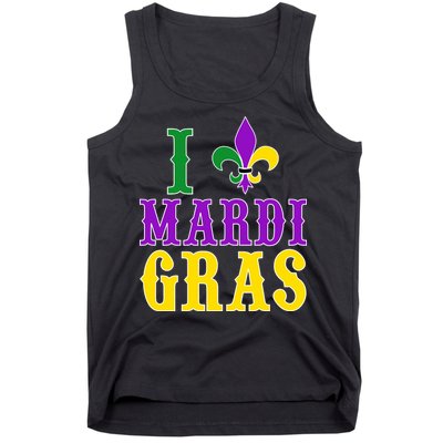 I Heart Mardi Gras Tank Top