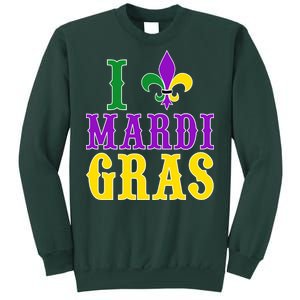 I Heart Mardi Gras Sweatshirt