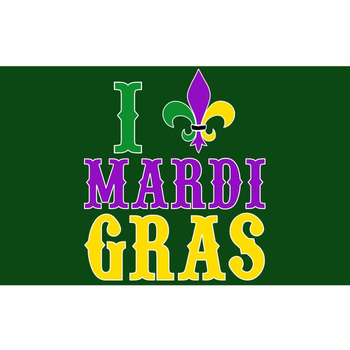 I Heart Mardi Gras Bumper Sticker