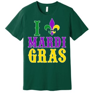 I Heart Mardi Gras Premium T-Shirt