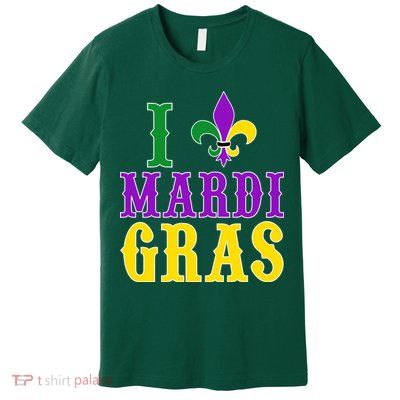 I Heart Mardi Gras Premium T-Shirt