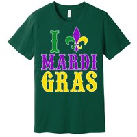 I Heart Mardi Gras Premium T-Shirt