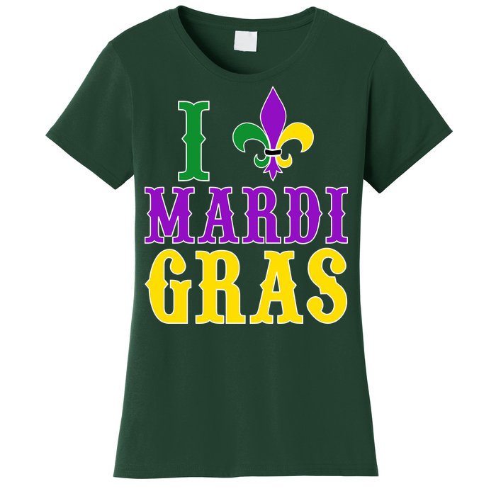 I Heart Mardi Gras Women's T-Shirt