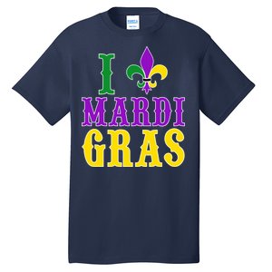 I Heart Mardi Gras Tall T-Shirt