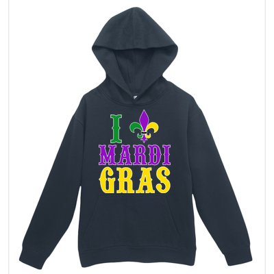 I Heart Mardi Gras Urban Pullover Hoodie