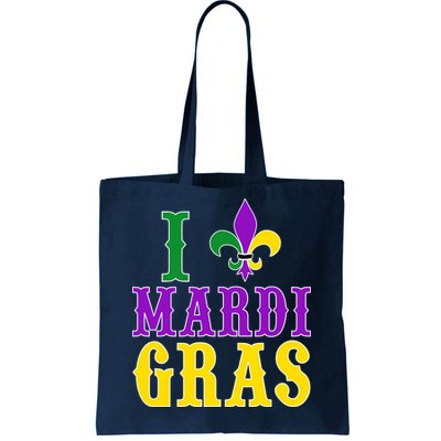 I Heart Mardi Gras Tote Bag