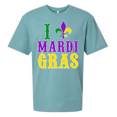 I Heart Mardi Gras Sueded Cloud Jersey T-Shirt