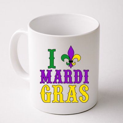 I Heart Mardi Gras Coffee Mug