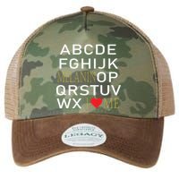 I Heart Melanin Alphabet  Legacy Tie Dye Trucker Hat