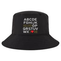 I Heart Melanin Alphabet  Cool Comfort Performance Bucket Hat