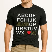 I Heart Melanin Alphabet  Cooling Performance Crew T-Shirt