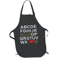 I Heart Melanin Alphabet  Apron