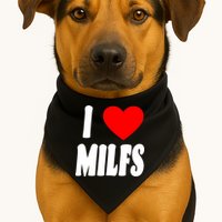 I Heart Milfs USA-Made Doggie Bandana