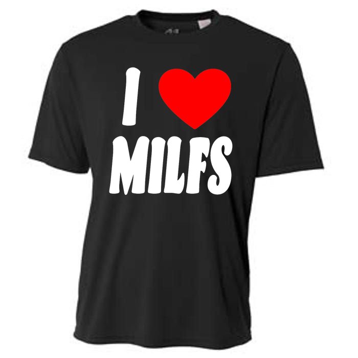 I Heart Milfs Cooling Performance Crew T-Shirt