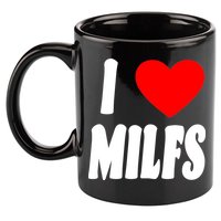 I Heart Milfs 11oz C Handle Ceramic Mug