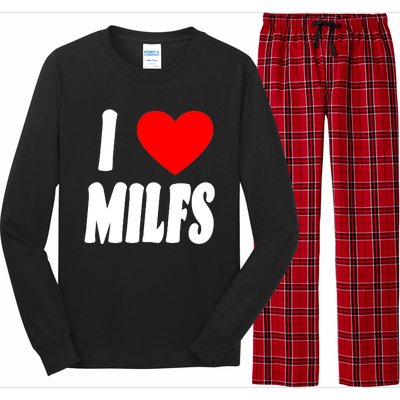 I Heart Milfs Long Sleeve Pajama Set