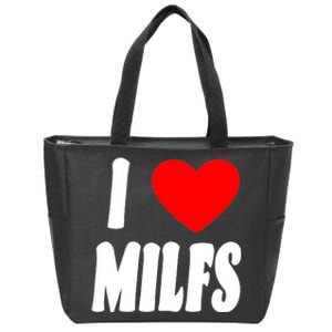 I Heart Milfs Zip Tote Bag