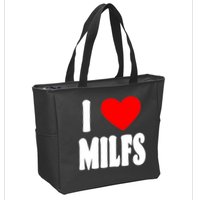 I Heart Milfs Zip Tote Bag