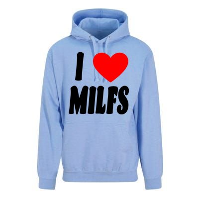 I Heart Milfs Unisex Surf Hoodie