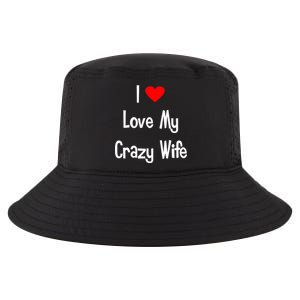 I Heart My Crazy Wife Cool Comfort Performance Bucket Hat