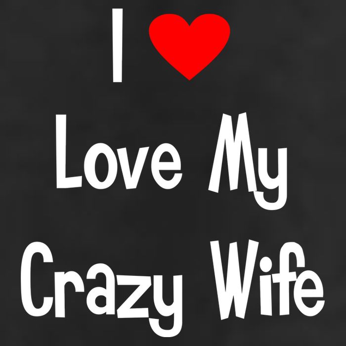 I Heart My Crazy Wife 11oz C Handle Ceramic Mug