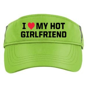 I Heart My Hot Girlfriend Fenny Couples Adult Drive Performance Visor