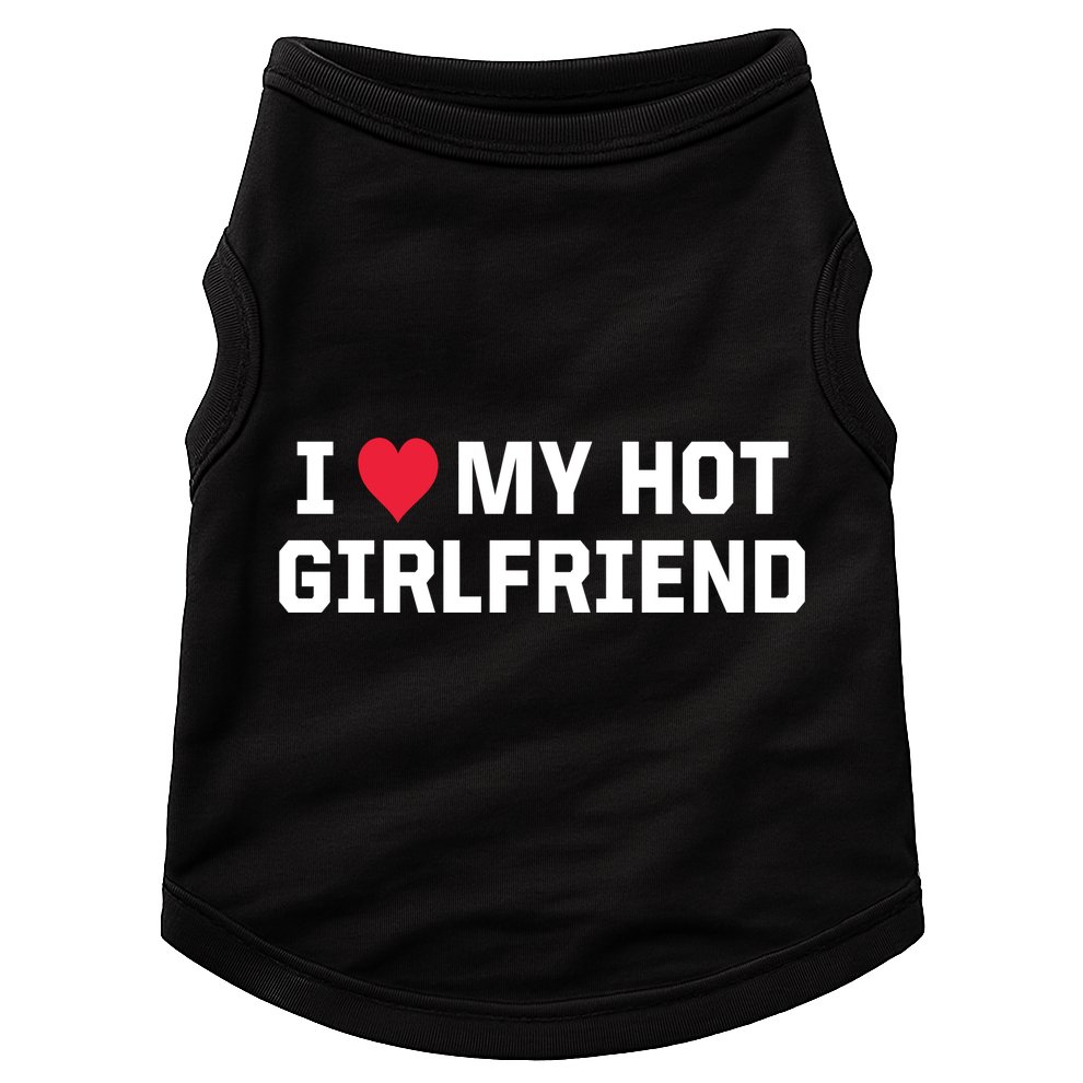 I Heart My Hot Girlfriend Fenny Couples Doggie Tank