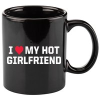 I Heart My Hot Girlfriend Fenny Couples 11oz C Handle Ceramic Mug