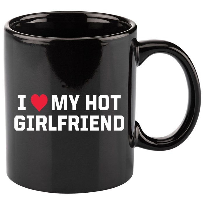 I Heart My Hot Girlfriend Fenny Couples 11oz C Handle Ceramic Mug
