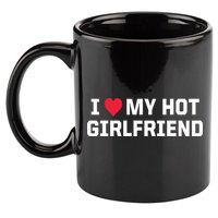 I Heart My Hot Girlfriend Fenny Couples 11oz C Handle Ceramic Mug