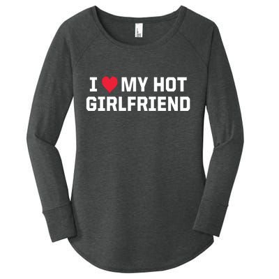 I Heart My Hot Girlfriend Fenny Couples Women's Perfect Tri Tunic Long Sleeve Shirt