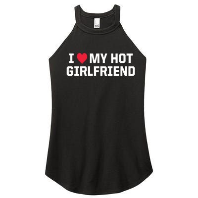 I Heart My Hot Girlfriend Fenny Couples Women's Perfect Tri Rocker Tank